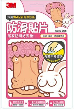 3M防滑貼片－可愛動物 6片裝