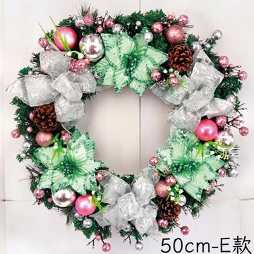 50CM聖誕花圈 32155-E