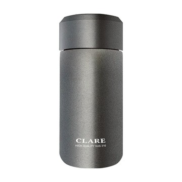 CLARE 晶鑽316真空全鋼杯  鐵灰色  230cc  1個