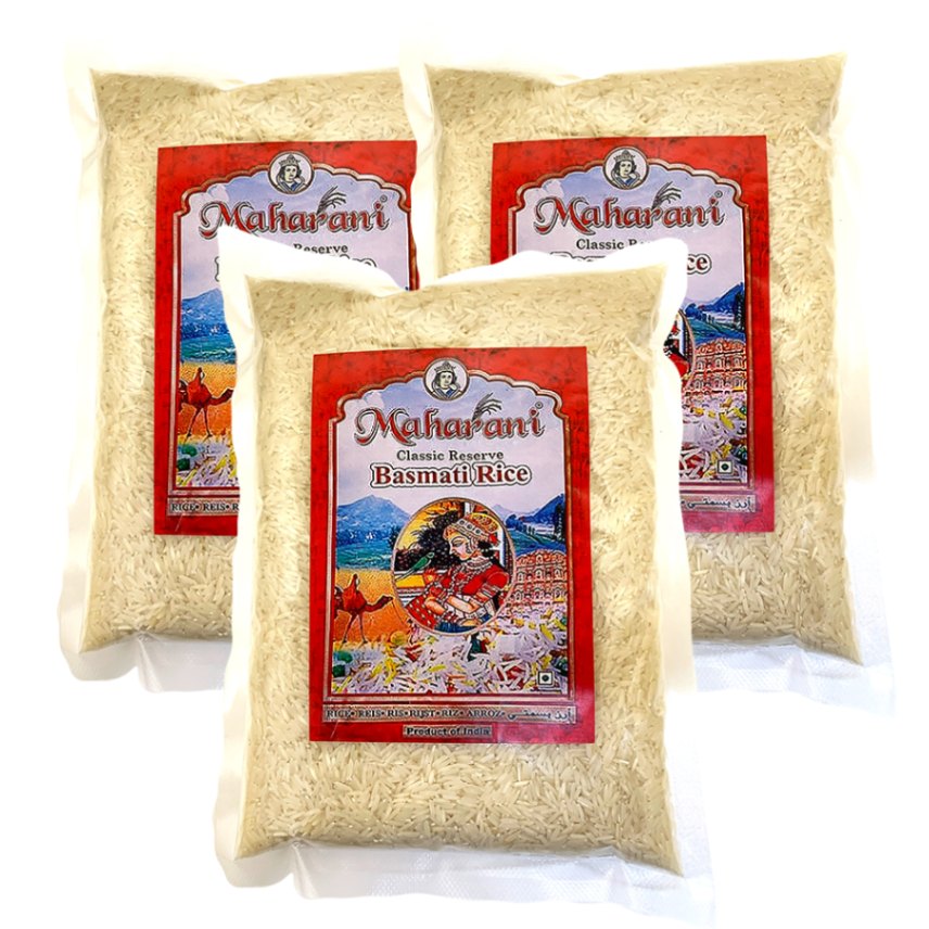 バスマティライス マハラニ 3kg 1kg×3袋 インド産Basmati Rice Maharani