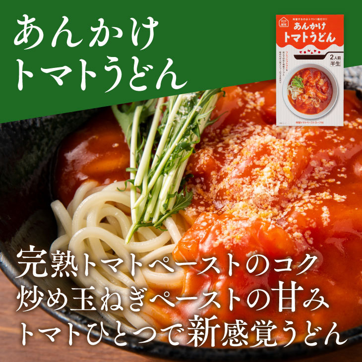 福岡 製麺所 直送 「田中の麺家 お試しセット」 あんかけトマトうどん 選べる ラーメン 豚骨 醤油 塩 お取り寄せ 郷土 料理 創作 麺 料理