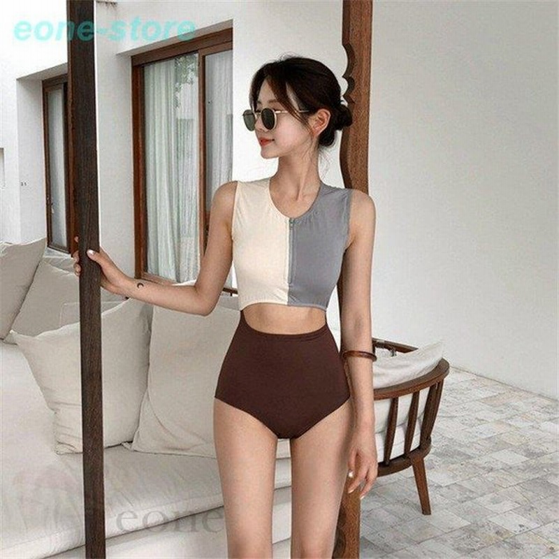 ヴィジョン ストリートウェア ビキニ水着レディース 夏 ビキニ2点セット水着 体型カバー 韓国風 ハイウエスト フレア 小胸バンドゥビキニ セパレート 可愛い スイムウェア 温泉 ママ水着 通販 Lineポイント最大get Lineショッピング