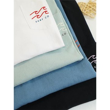 純棉男士T恤縮口時尚長袖全棉百搭圓領寬松休閑大碼男裝8683