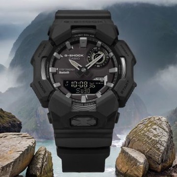 CASIO 卡西歐 G-SHOCK 計步太陽能藍芽雙顯電子錶 手錶 1212購物節 送禮推薦 GA-B010-1A1