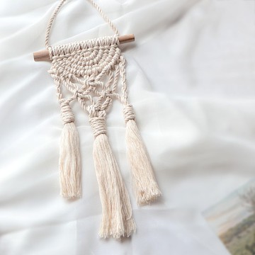美好時光丨波西米亞 編織 鏤空 Macrame 手作 流蘇 掛飾