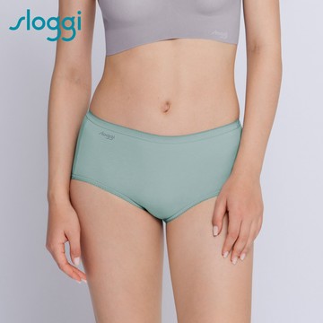 sloggi-COMFORT CARE系列高腰小褲 迷霧綠松石｜76R474 Y1