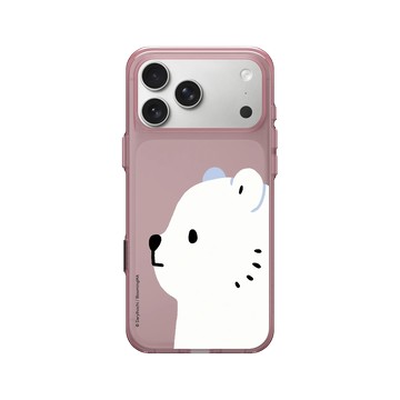 iPhone 17 Pro Max Clear (相機按鈕) 晶醺玫 - 白白日記 Darylhochi - 側面