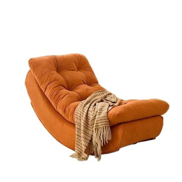 懶人沙發可躺可睡休閑躺椅成人陽臺單人沙發椅2025新款月亮搖搖椅[010209DD]