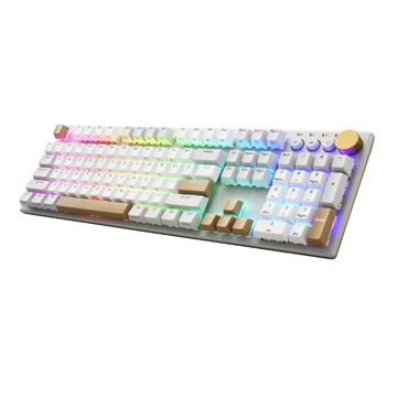 【蝦皮直營】irocks K74R-PRO 三模機械式鍵盤-熱插拔自有軸-RGB背光-柏金灰 廠商直送