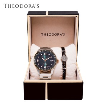 【THEODORA'S】手錶手鍊1+1禮盒-男款 Aeon-緣 手錶【希奧朵拉】送男生 送女生 情侶
