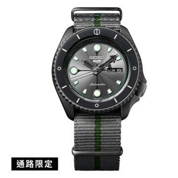 seiko SK037 精工錶 SK037 4R36-09G0H(SRPF75K1) 5 Sports seiko SK037 X NARUTO 火影忍者_奈良鹿丸 /灰 42.5mm｜樂天領券現折★全館特惠中★指定刷卡回饋10%