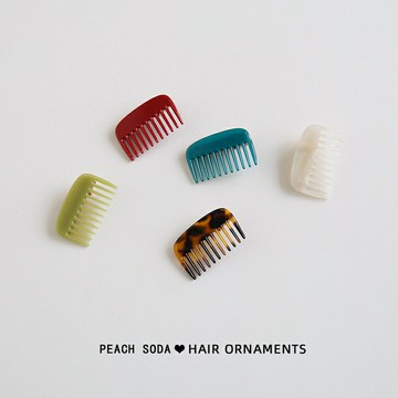 日韓梳子發夾劉海夾彩色少女可愛鴨嘴夾碎發夾邊夾簡約頭飾發飾