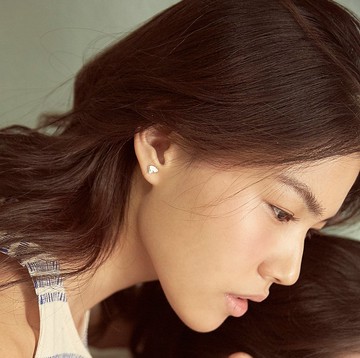 銀色耳環，5銀色