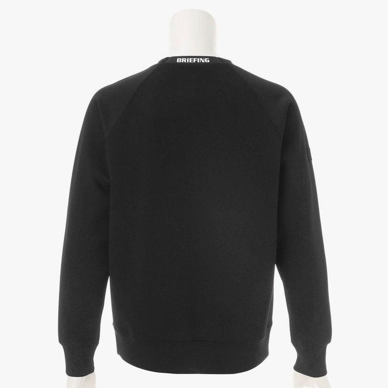 【美品】BRIEFING MENS 3D LOGO CREWNECKオリーブM BRIEFING - MEN'S WARM 3D LOGO HOODIE / 3Dロゴ ストレッチ