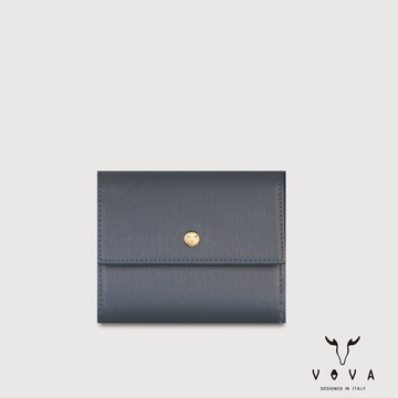 【VOVA 沃汎】艾莉絲 7卡三折短夾-藍色(台灣總代理)/VA137-W039-NY