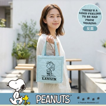 SNOOPY x Kiiwi O! 聯名款．史努比日常百搭托特包 淺藍