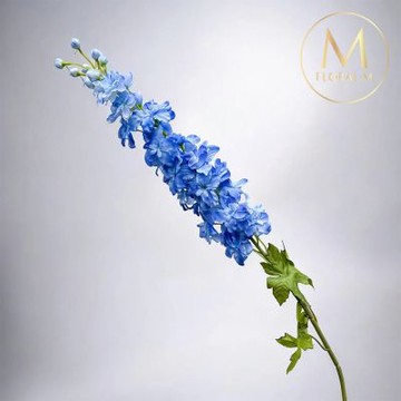 【Floral M】法式最美祝福大飛燕湖水藍仿真花花材1入組(人造花/仿真花/假花/花藝DIY/裝飾花材)