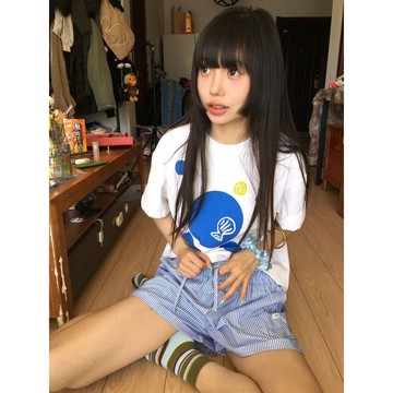 爆款直降價 上衣女 短袖 內搭上衣 100%純棉美式復古寬鬆短袖t恤女學生夏季印花情侶oversize上衣ins