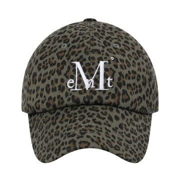 韓國 MUCENT SIGNATURE BALL CAP 經典素色百搭棒球帽 豹紋卡其 LEOPARD KHAKI