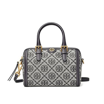 TORY BURCH T MONOGRAM 提花迷你水桶包女士單肩包斜跨包 斜背包 82939  (預購/藍色現貨) 【 菲尼斯 國際精品 ★ 疊加現抵$1618 】 女神手袋