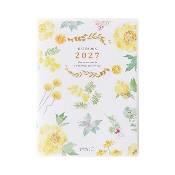 MIDORI 《2026 Pocket Diary 手帳 -  鄉村花漾》A6 雙週曆