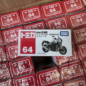 ⭐限時下殺🔥TOMY多美卡小車本田仿真CB1000F摩托車64號新款
