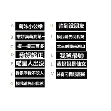 【寵星球】小中大型犬防暴衝 K9胸背帶魔術貼 趣味貼條 不含胸背帶
