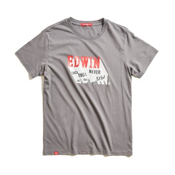 EDWIN｜男裝｜復古3D印花短袖T恤