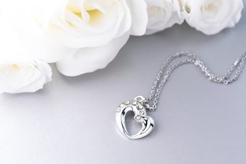 心鎖系列 心型水晶設計 造型項鍊 (NLAJA0898N-1)