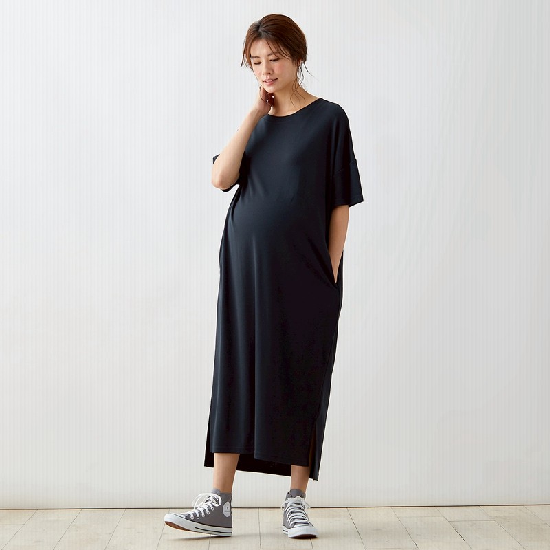 ベルメゾンネット マタニティサイズカットソー半袖ワンピース 通販 LINEポイント最大GET | LINEショッピング ベルメゾンネット マタニティサイズカットソー半袖ワンピース 通販 LINEポイント最大GET | LINEショッピング