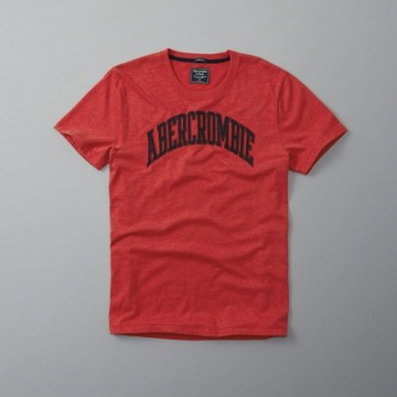 af a&f Abercrombie & Fitch 短袖 T恤 紅色 125