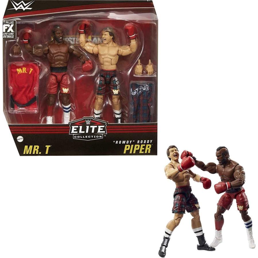 フィギュアWWE マテル エリート 限定 ロディ・パイパーvsミスターT 2体 