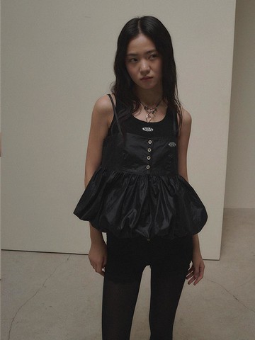 Ballon Mini dress - Black