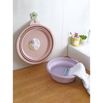 可折疊臉盆家用塑料洗臉小號大小洗衣盆子便攜式旅行大號洗澡洗腳