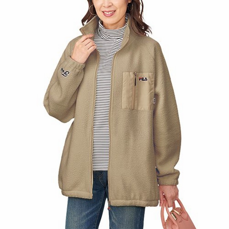 秋冬 フィラ ボアブルゾン(全2色) もこもこ ボアジャケット アウター レディース 婦人服 ミセス シニア 女性 上着 FILA ベージュ ネイビー」 p22018 通販 LINEポイント最大0.5%GET | LINEショッピング 秋冬 フィラ ボアブルゾン(全2色) もこもこ ボアジャケット アウター レディース 婦人服 ミセス シニア 女性 上着 FILA ベージュ ネイビー」 p22018 通販 LINEポイント最大0.5%GET | LINEショッピング