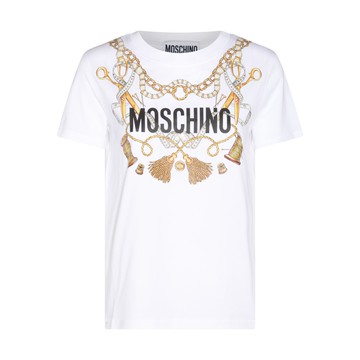 Moschino - White Cotton T-shirt
