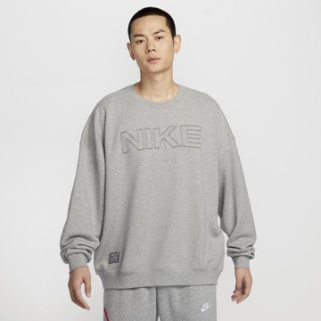 【NIKE】AS M NK CLUB FT OS CREW GCEL 運動上衣 大學T 灰 HV8225-063