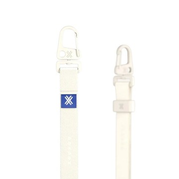 XOUXOU 多功能背帶 12mm 可支援相機 掛繩手機殼 手機夾片 - 白色 Chalk