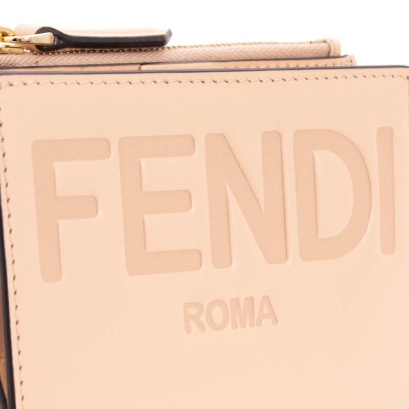 フェンディ FENDI 財布 レディース 二つ折り財布 ライトローズ FENDI