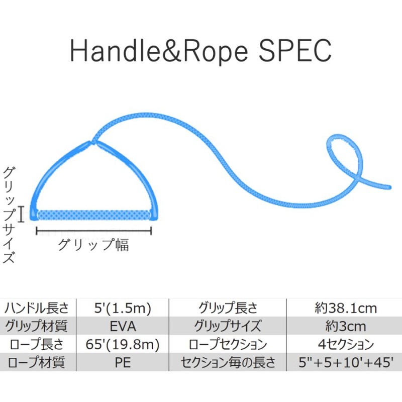 ウェイクボード ハンドル ロープ セット OBRIEN オブライエン 4