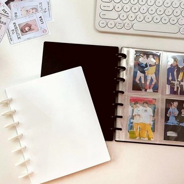 隔日配🔥小紅書同款 蘑菇扣 3寸 相冊透明活頁 收納冊 高顔值 ins風 小卡 小卡 整理卡冊 四宮格卡冊 蘑菇扣卡冊