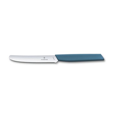 VICTORINOX 瑞士維氏 Swiss Modern 蕃茄刀 11cm 藍 6.9006.11W2