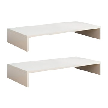 BangJiaShi 幫家適 螢幕增高架  象牙白  2個