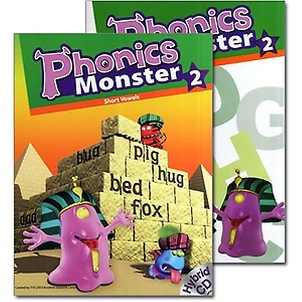 Phonics Monster 2：Student Book   Workbook（Paperback：2   Hybrid CD）