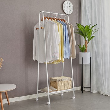【德昌】簡約日系A型單層收納掛衣架(晾衣架/掛衣架/晾曬架/曬被架/室內衣架/移動衣架)