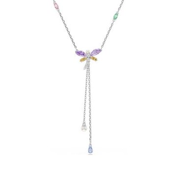SWAROVSKI 施華洛世奇 x Ariana Grande 聯名系列 蜻蜓之舞Y字形水晶項鍊 寵愛媽媽 送禮推薦 5749183
