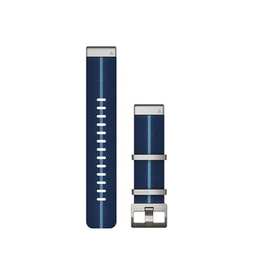 GARMIN QuickFit 22mm 海軍藍緹花織尼龍錶帶
