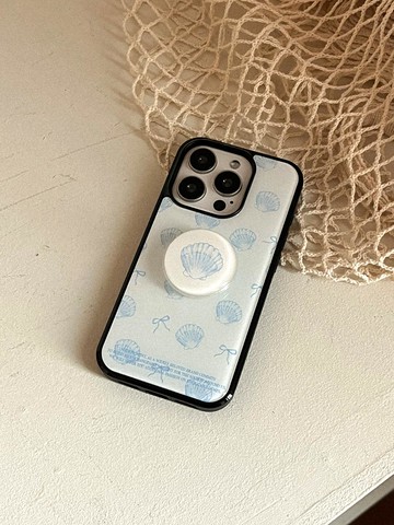 Pearl Shell Design Epoxy Bumper Case