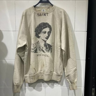 SAINT MICHAEL 21ss MICHAEL SWEAT SHIRT XL セントマイケル クルー ...