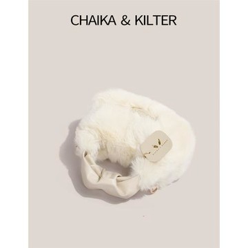 CHAIKA KILTER 毛絨絨手提包包女2026新款時尚百搭單肩斜挎毛毛包